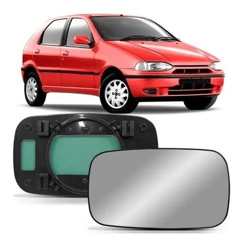 Lente Base Retrovisor Palio 96 97 98 99 2000 Lado Direito