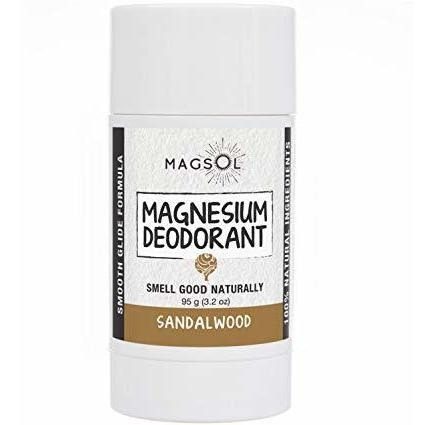 Sándalo Magnesio Desodorante - Aluminio Libre, Bicarbonato D