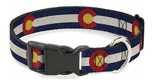 Cat Collar Breakaway Colorado Flags2 Repeat Vintage 8 To 12 