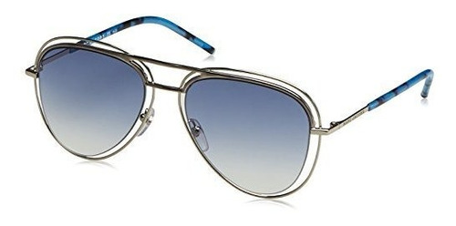 Gafas De Sol - Marc Jacobs Marc 7-s Twou3 (silver - Mix Blue