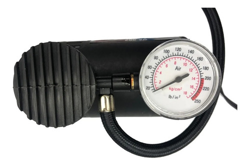 Imagen 3 de 9 de Mini Compresor Inflador Aire 12v Auto Medidor Presión 250psi