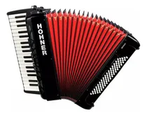 Comprar Acordeón A Piano Hohner Bravo Iii 80 Bajos Con Funda.