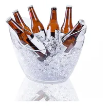 Comprar Hielera Acrílico Plástico Bares Hielo Cerveza Ron Tequila 8l
