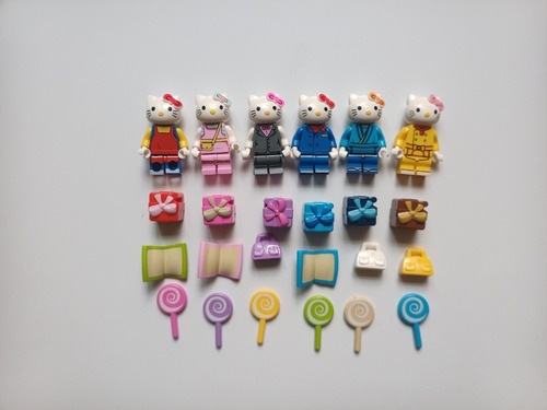 Hello Kitty Set 6pz Figuras Coleccionables