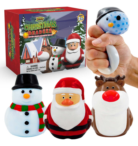 Yoya Toys Christmas Squishies Beadeez - Bolas De Agua Para A