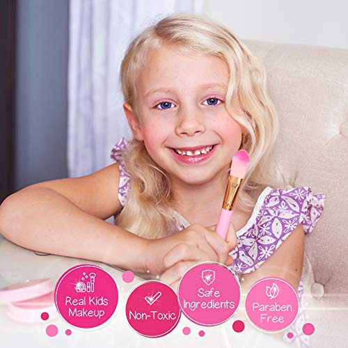 Maquillaje Para Niñas Con Accesorios Con Bolso De Unicornio