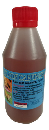 Miel Espectorante Con Eucalyptus Y Limón Carpincho X 250cc