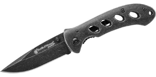Canivete Smith & Wesson Oasis Sw421 Liner Lock Preto Lavado