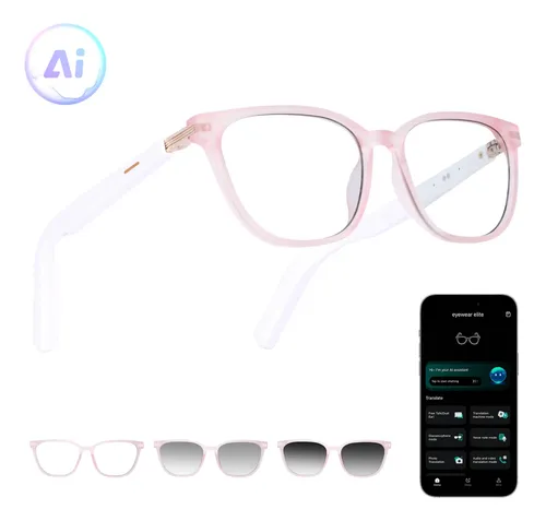 Óculos Inteligentes Rosa com Tradutor Ai Bluetooth Ip67 — R$ 160,32 em Mercado Livre, 53% OFF