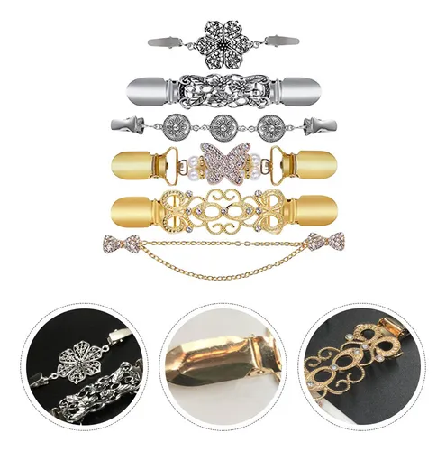Clips Para Ropa Con Forma De Mariposa, Cárdigan, Cuello, Vin