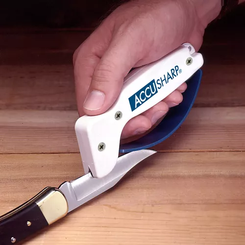 AccuSharp - Afilador de cuchillos y herramientas, afilador ergonómico para  cuchillos de cocina, cuchillos de bolsillo, cuchillas dentadas, cuchillas