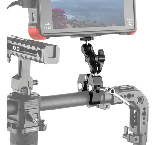 Braçadeira de cabeça esférica multifuncional Smallrig 2164 cor preta