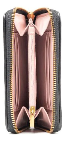 Billetera Xl Extra Large Helix Otoño Invierno 2025 Negro