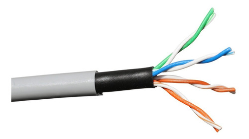 Imagen 5 de 7 de 100 Metros Cable Red Exterior Cat 5e Utp Cober