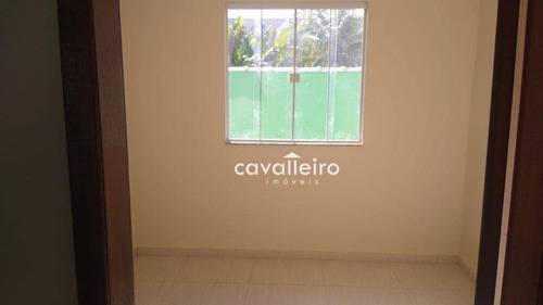 Casa Com 2 Dormitórios À Venda, 56 M² Por R$ 210.000,00 - Bambuí - Maricá/rj - Ca4122