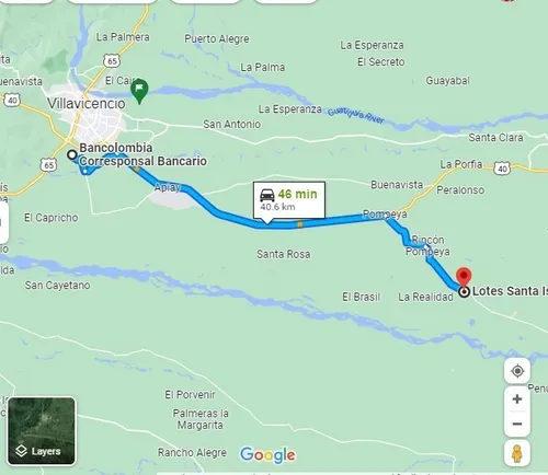 Venta Lote Villavicencio , Vereda Pompeya Via Pto Lopez