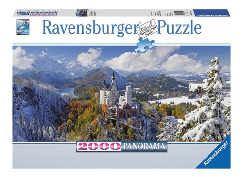 Rompecabezas Ravensburger Panoramic Castillo de Neuschwanstein 16691 de 2000 piezas