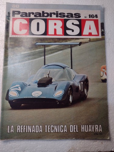 Revista Corsa Nº164 18 De Junio 1969