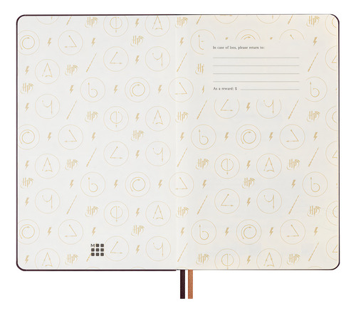 Agenda 2025 Moleskine Harry Potter Accio Daily Edition bordada Harry Potter Spells Accio Capa