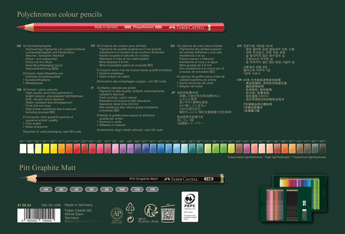 Colores Faber Castell Polychromos Y Lapices Matte X50 Varios