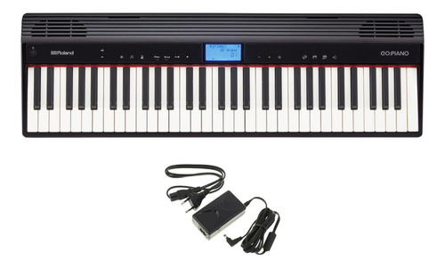 Teclado Roland Go Piano Go61p Go-61p Bluetooth + Fonte