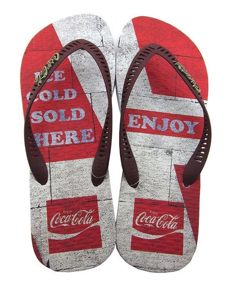 chinelo coca cola masculino promoção