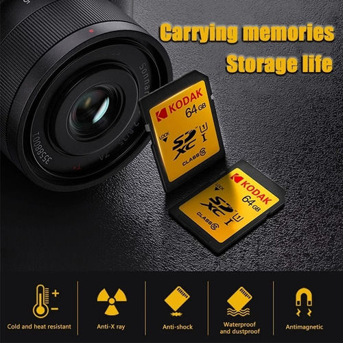 Dois Cartões De Memoria Sdhc 32 E 16gb Classe 10 Lexar/kodak