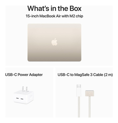Apple Macbook Air 15 Chip M3 8gb Memoria Ssd 512 Gb Blanco (Usado)