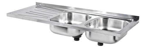 Lavaplatos Basico 120 X 50 2c 1e 1 Izq Teka Acero