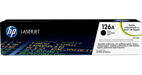 Toner Hp 126a Negro Laserjet Original