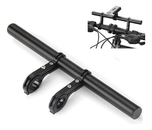 Extensión De Manillar Doble Aluminio 11.8 Para Bicicleta Color