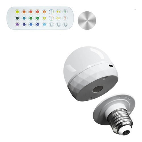 Bombilla Recargable E27 5w Para Apliques Y Lámparas Con