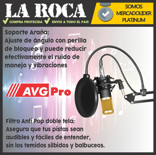 Combo Radio Grabacion Consola Interfaz Usb + Microfono + Acc