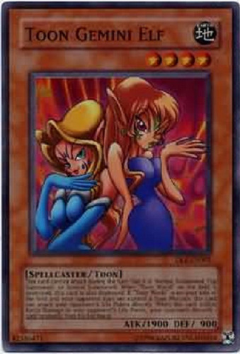 Elfo Géminis Toon Super Raro Yugioh