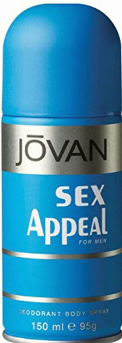 Jovan Deodorant Body Spray For Men, Sex Appeal, 5 Oz