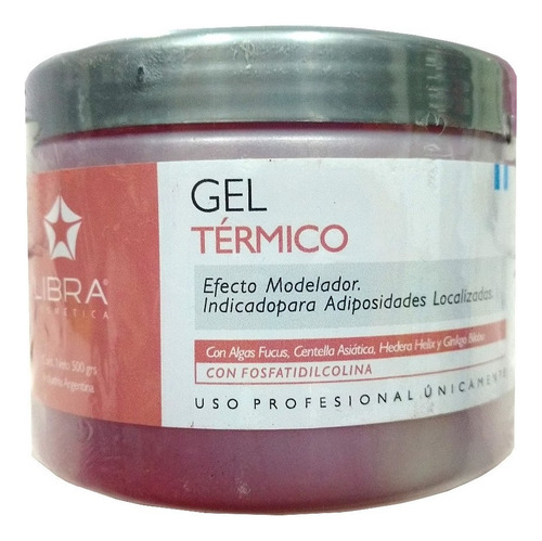  Gel Térmico Calor Efecto Modelador X 250gr Libra Cosmética