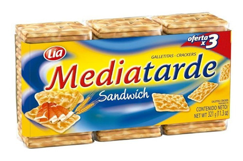 Galletitas  Sandwich 321 Gr Med.tarde Galletitas Cra Pro