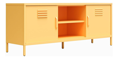 Soporte Metálico Para Tv Hasta 65 Pulgadas Color Amarillo