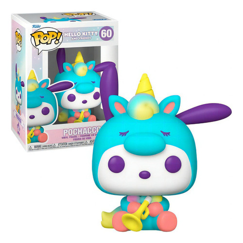 Funko Pop! Pochacco Unicornio 65752 De La Coleccion Hello Kitty Sanrio Figura De Accion #60