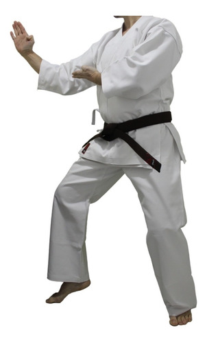 Uniforme De Karate Kaizen Liviano - Aikido + Cinto Blanco