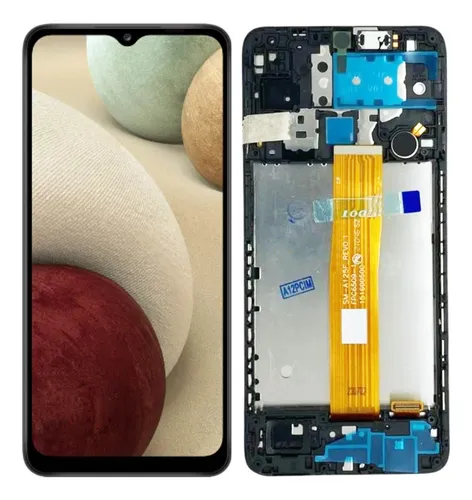 comprar Tela Display Frontal Compatível A12 Sm-a125f Aro Original