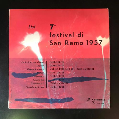 Vinilo Festival Di San Remo 1957  Vinilo Ep Che Discos