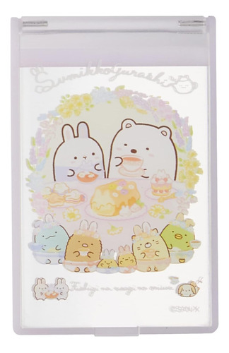 San -x Sumikko Gurashi - Mini Espejo De Bolsillo: Conejo Fe3