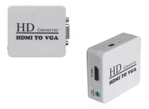 Comprar Adaptador Convertidor Hdmi A Vga C\u002Faudio Fullhd 1080p Oferta