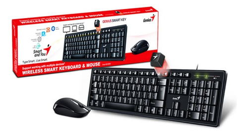 Teclado Y Mouse Inalambricos Genius Smart Km8100 Multiequipo