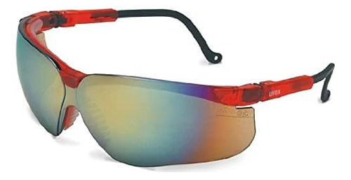 Gafas De Seguridad S3603 Genesis, Montura Roja Mercury,...