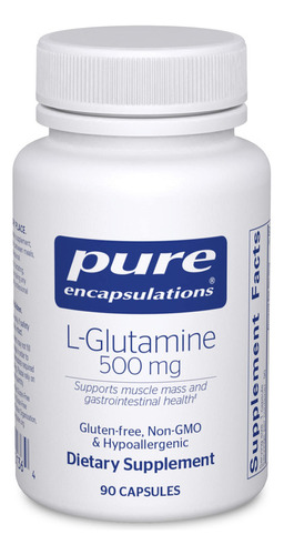 Pure Encapsulations L-glutamina 500 Mg - Suplemento Para Apo