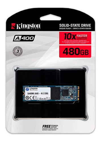 Disco Solido Ssd M.2 Kingston A400 480gb 