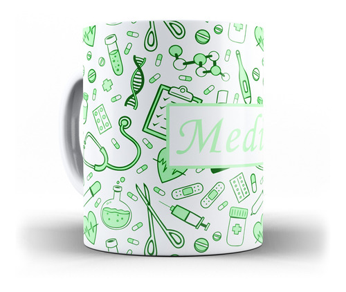 Caneca Medicina Médico Médica  Profissão Mod 2