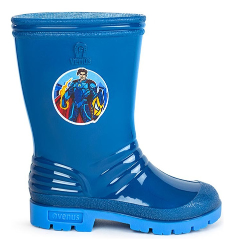 Bota Infantil Con Sticker Clark Azul